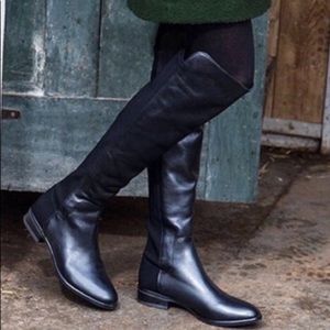 clarks black pure caddy boots